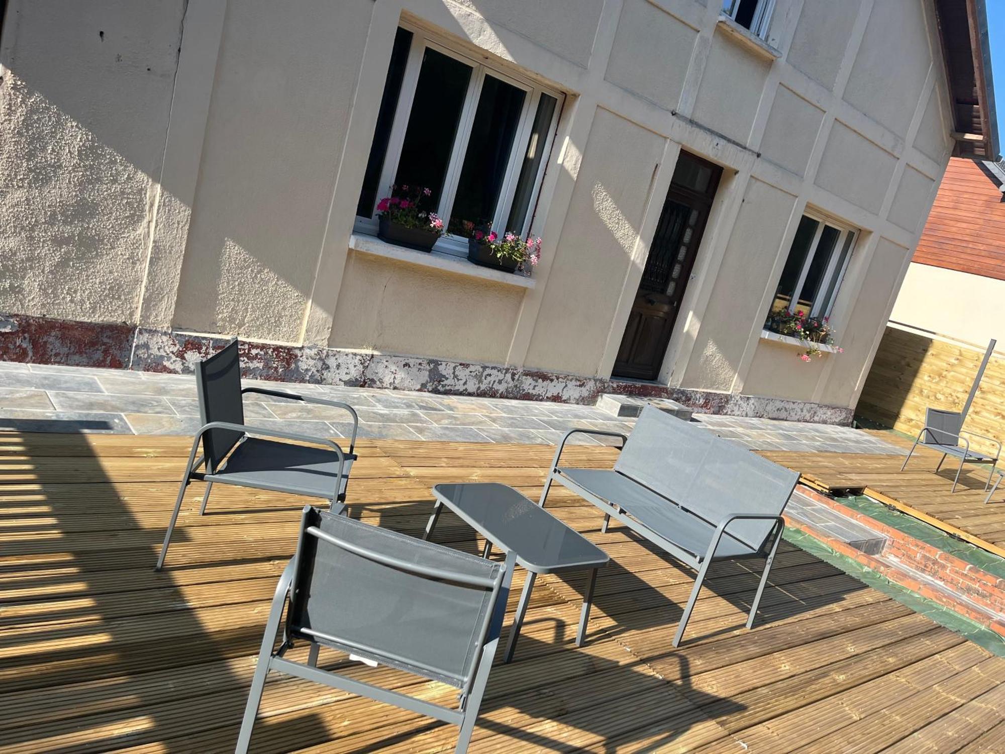 Апартаменты Chez Melanie, Pres De L'Abbaye Жюмьеж Экстерьер фото